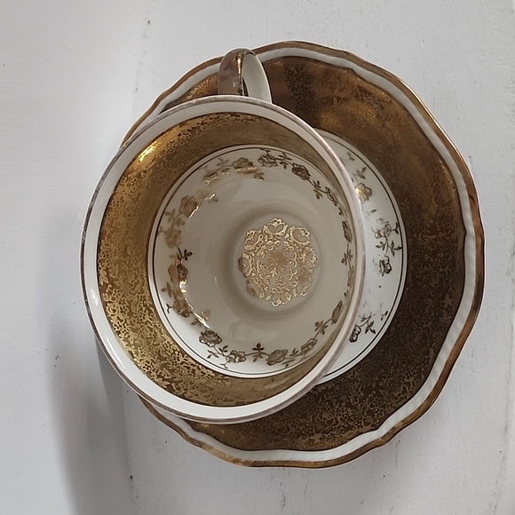 Vintage Coffee Cup & Saucer BAVARIA GERMANY - Picture 5 of 9